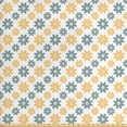 thumbnail image 1 of Ambesonne Garden Fabric by the Yard Upholstery, Retro Daisies, 5 Yards, Almond Green Mustard, 1 of 4