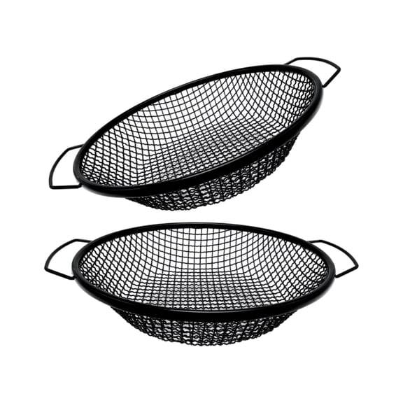 Garden Soil Screen Set Metal Mesh Sifter 30cm/11.8in with Side Handles for Compost, Topsoil and Raised Bed Prep