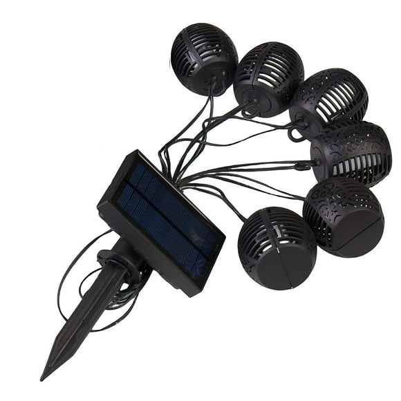 Solar Powered Flame Effect Garden Lights