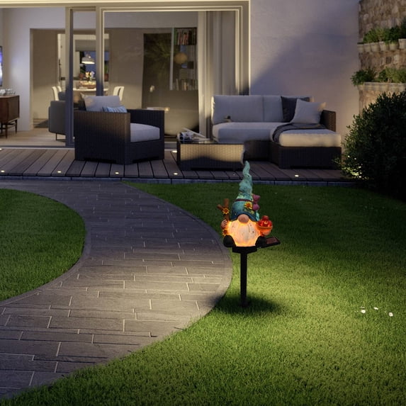 Garden Solar Light Outdoor Decor, Solar LED Stake Lights, IP55 Waterproof Animal Figurines Decorative Light for Yard Patio Garden Lawn Balcony-Hedgehog Ornament Gift
