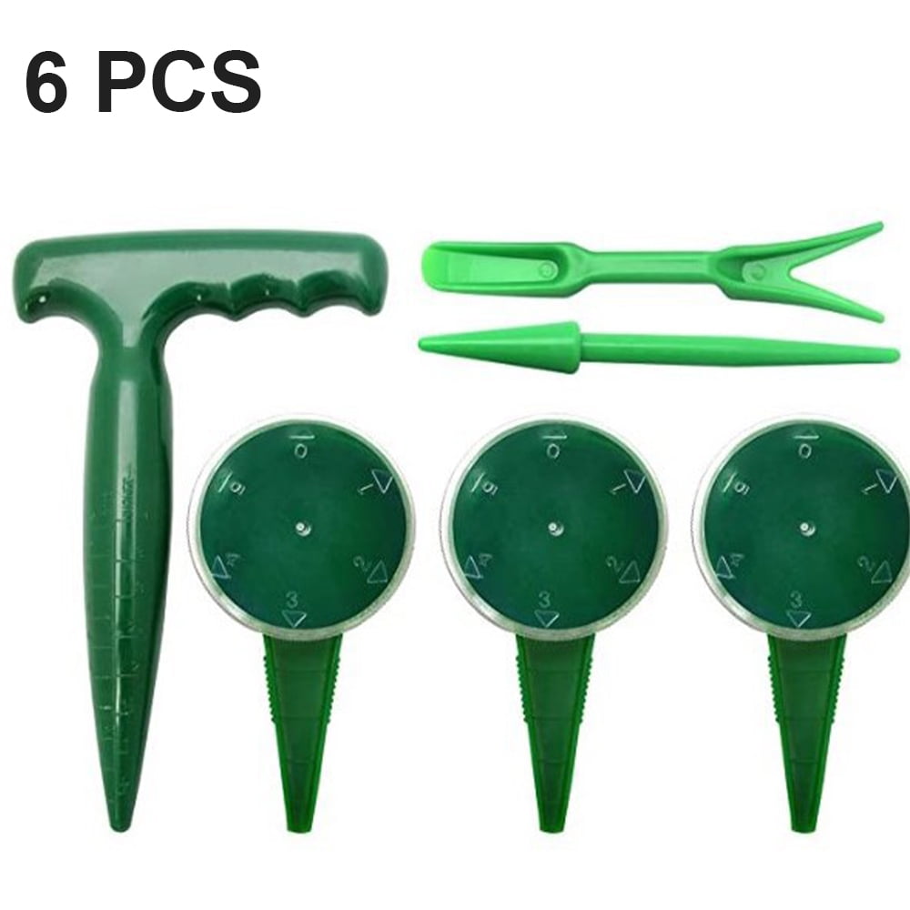 Distributore Di Semi Portatile Con 12 Buchi - Pungitore Per Terreno | Per Giardino, Serra E Prato - Foto 3