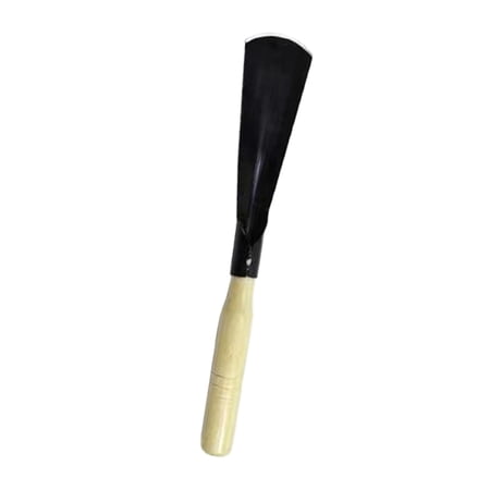 Garden Spade, Garden Digging Tools, Portable Outdoor Metal Garden Hand Trowel, Gardening Tool for Transplanting, Camping Fishing Digging Weeding Black wide head