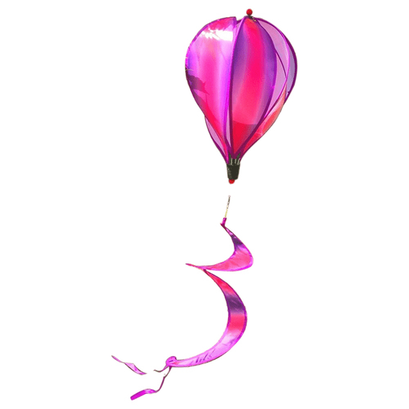 Garden Spring Hot Air Balloon Pendant Rotating Windmill Hanging Decoration F