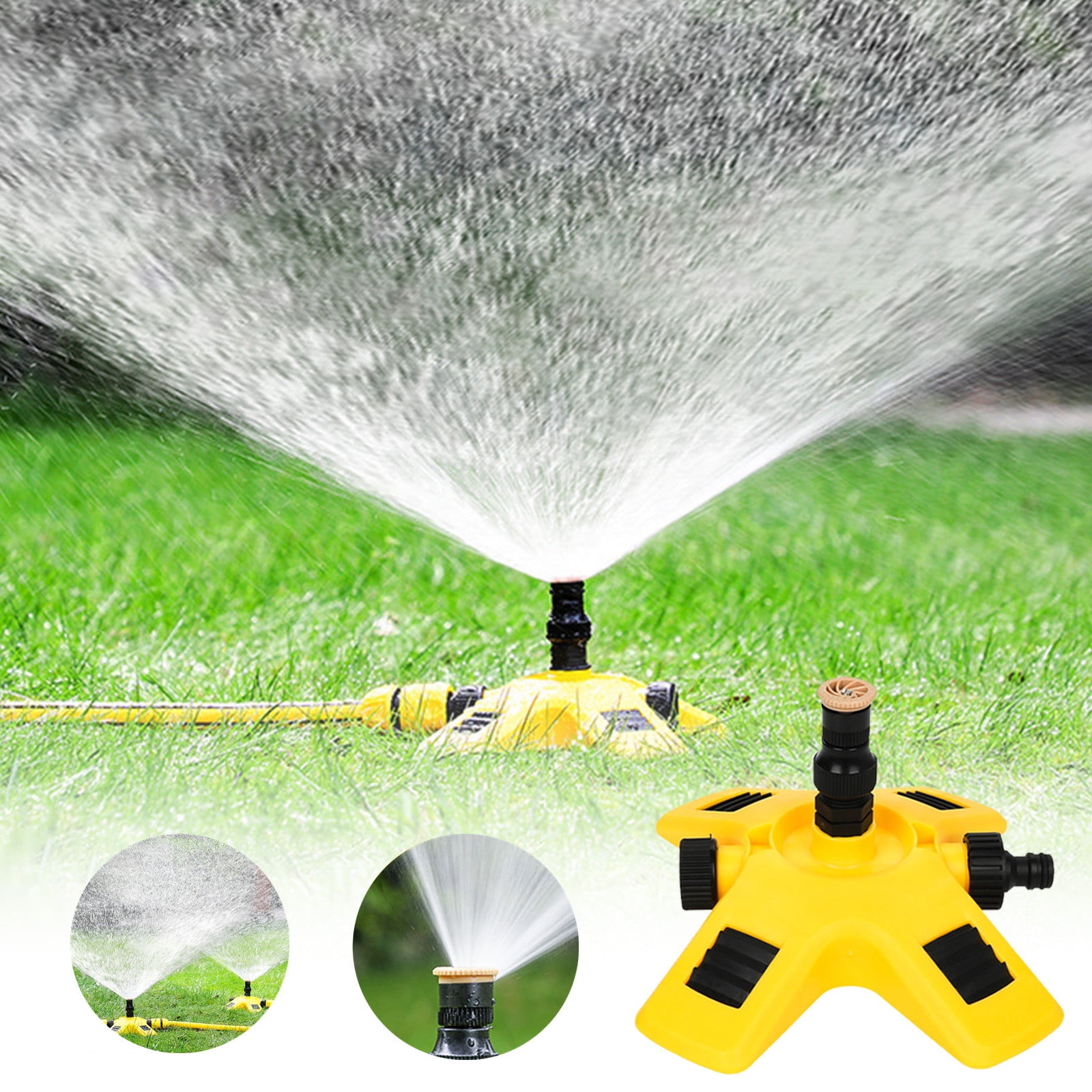 Garden Sprinkler, Automatic 360 Rotating Garden Water Sprinklers