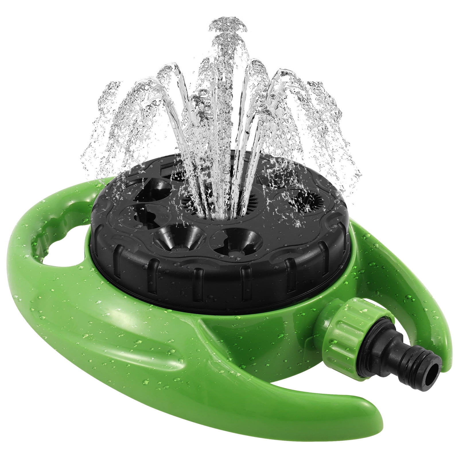 Garden Sprinkler Even Irrigation Lawn Water Sprinkler 9 Mode Oscillating Grass Irrigator Adjustable Water Pressure for Flower