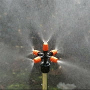 Garden Sprinkler Irrigation Mist Fog 5-head Nozzle Spray 1/2 Mounting Adapter
