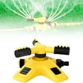 thumbnail image 1 of Garden Sprinkler, Upgrade Lawn Sprinklers Automatic 360 Degree Rotating Irrigation Grass Water Sprayer System, Garden Hose Sprinkler for Yard/Built in 3 Arm Spray Nozzles for Efficient Irrigation, 1 of 7