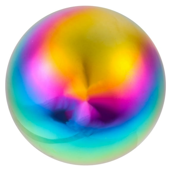 ToyKAKA Reflective Garden Sphere Multi Stainless Steel Outdoor Decor Easy to Move