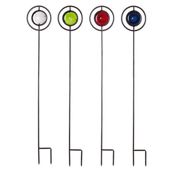 Colorful Garden Stakes - Set of 4