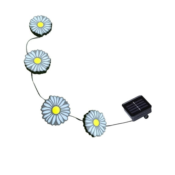 Solar Daisy Lights Garden Landscape Lamp Warm Atmosphere Decoration