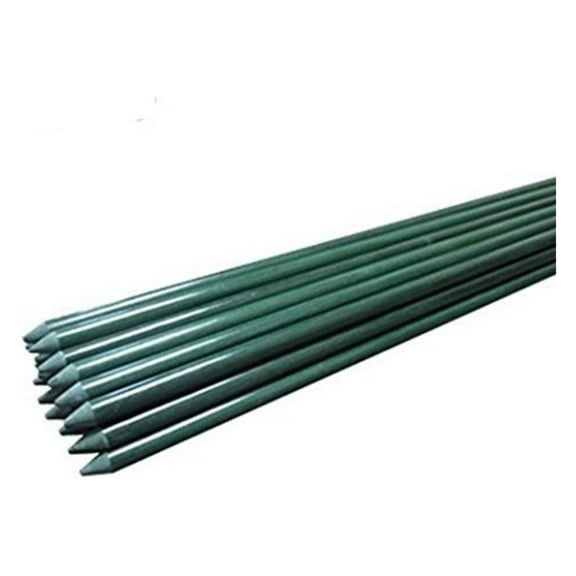 Garden Stakes 5-Ft for Climbing Plants Supports Pole 10 Pack Rust-free Plant Sticks Fence Post