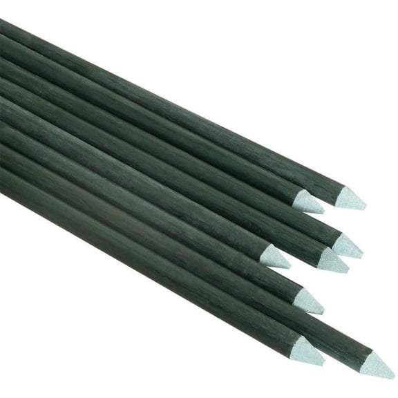 Garden Stakes 5-Ft for Climbing Plants Supports Pole 20 Pack Rust-Free Plant Sticks