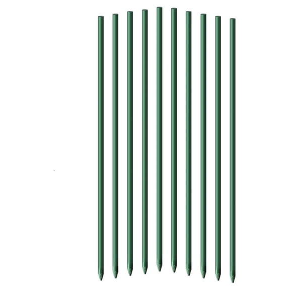 Garden Stakes 6-Ft for Climbing Plants Supports Pole 20 Pack Rust-Free Plant Sticks Fence Post