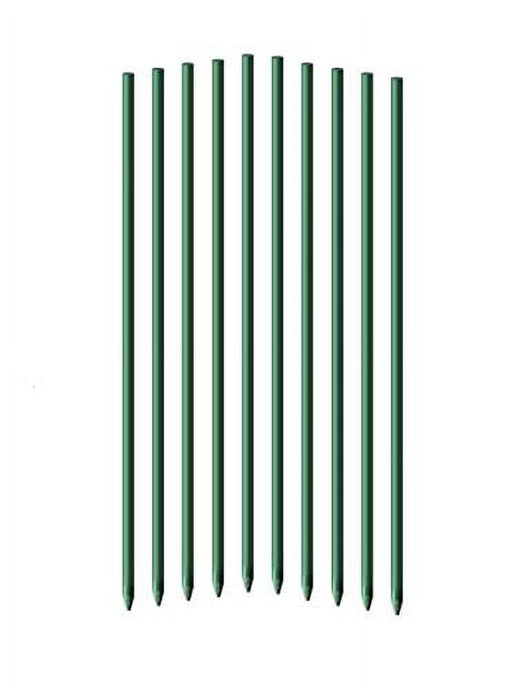Garden Stakes 6Ft for Climbing Plants Supports Pole 20 Pack RustFree