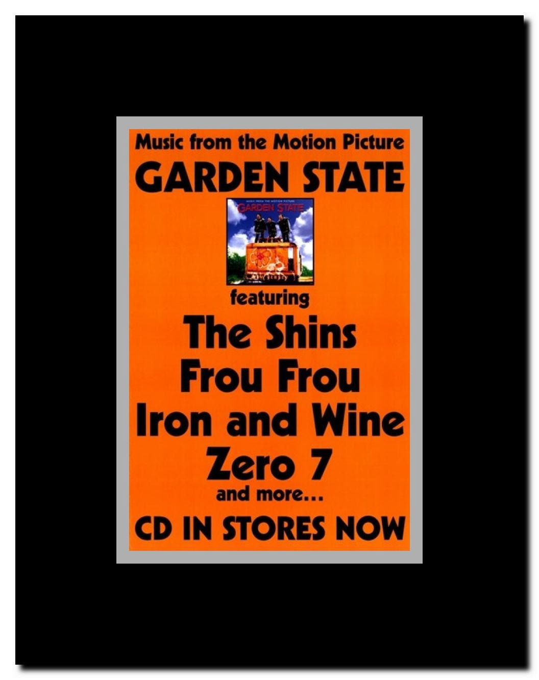 Garden State Framed Movie Poster