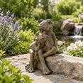 Large Toad Statue Garden Statue Couple Frog Large Lifelike Outdoor Sculpture For Patio ...