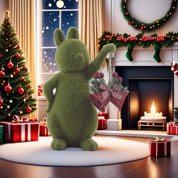 Garden Statue Figurine, Adorable Cartoon - Type Garden Art For Patio, Balcony, Yard, Garden, Compact And Weather - Resistant Outdoor Decor