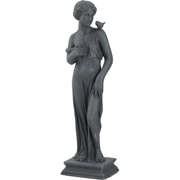 Garden Statue Greek Goddess Statue for Altar Nymph Sculpture Mythology Roman Style Outdoor Clearance Patio Yard Lawn Porch Decor Art MGO Gift 31" H