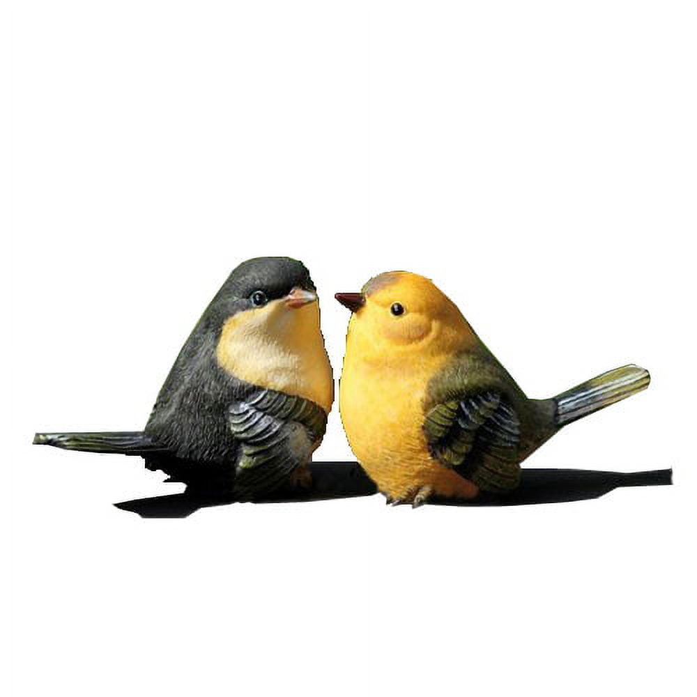 Garden Statues Figurine Garden Decor Birds Sculpture Resin Lawn Ornaments - indoor and outdoor Decorations For Patio Yard Office