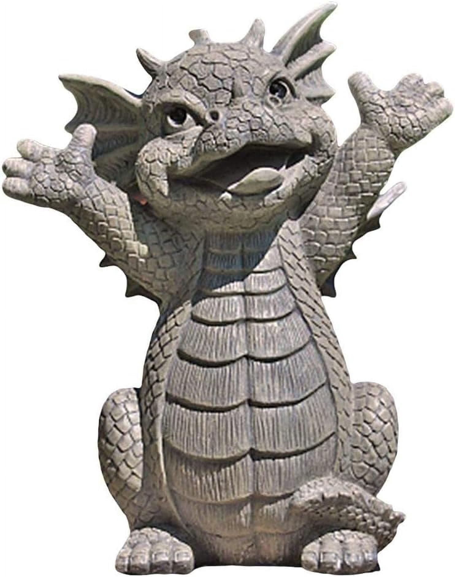 Garden Statues,Garden Decor,Dragon Statue Art Sculptures for Outdoor Backyard Porch Decoration,Housewarming Garden Gift