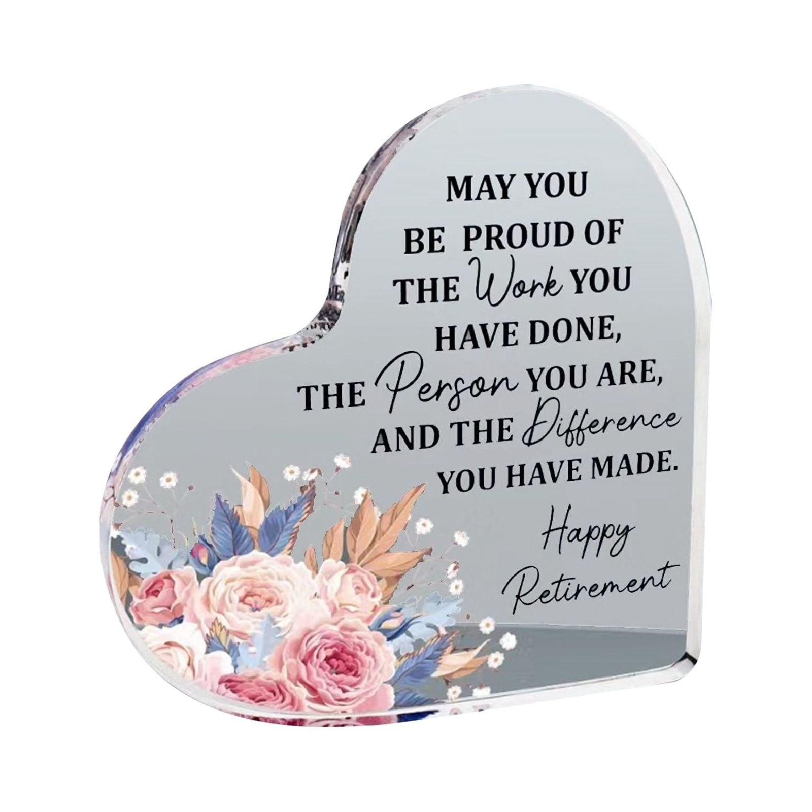 Garden Statues Large Solar Heart Shaped Acrylic Ornaments For In Work