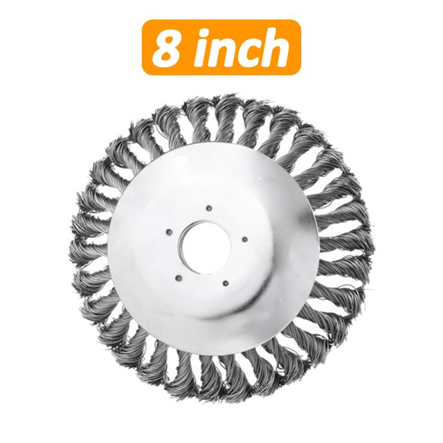 Garden Steel Wire Grass Trimmer Head Rounded Edge Weed Trimmer Removal