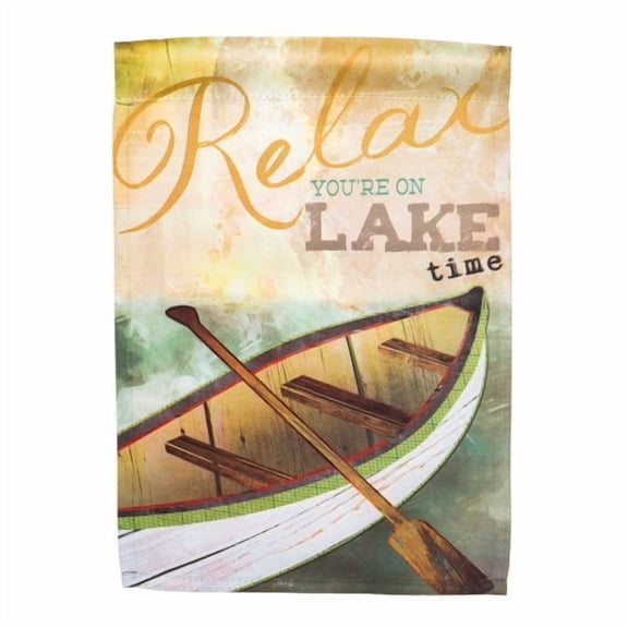 Evergreen Enterprises, Inc Lake Time Vertical Flag
