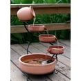 thumbnail image 1 of Garden Sundance Terracotta Solar Water Fountain Cascade, 1 of 3
