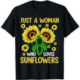 thumbnail image 1 of Garden Sunflower Lover Women Flower Sunshine Sunflower T-Shirt, 1 of 5
