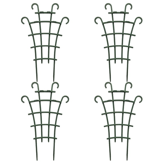 Garden Support Frame for Climbing Vines Tomato Cucumber Stand Trellis 4-Piece