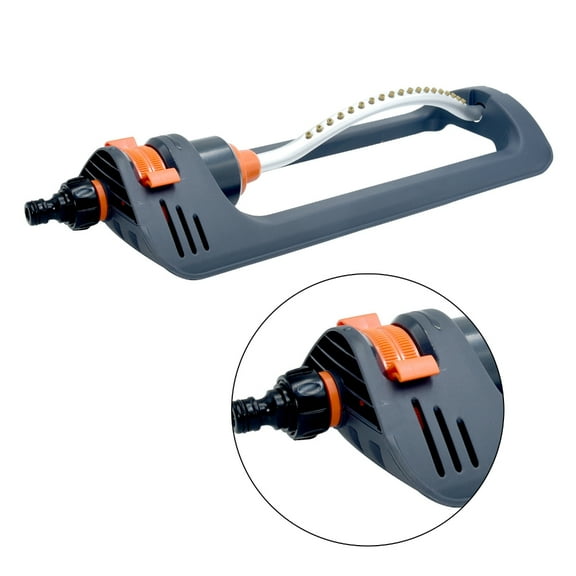 Garden Swing Sprinkler Yard Large Area Irrigation Oscillating Adjustable Lawn Park Watering System with 19 Nozzles