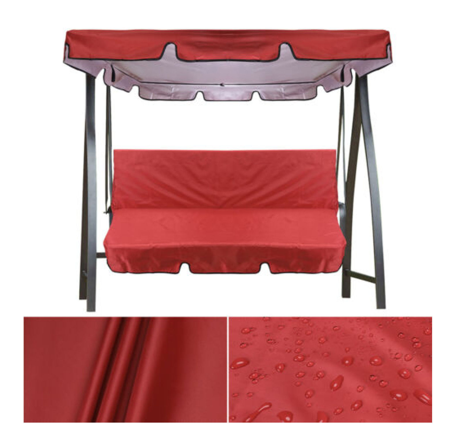Garden Swing Top Cover Canopy 210D Replacement Patio Outdoor Chair Rain