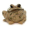 thumbnail image 1 of Garden Tan Toad Large Polyresin Toad Hollow 99809, 1 of 3