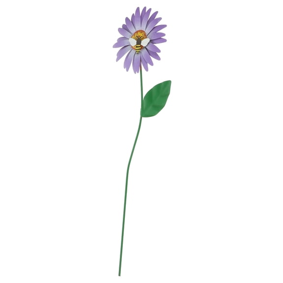Plant Stakes Sunflower Lawn Sign 38.5X8.5CM Purple