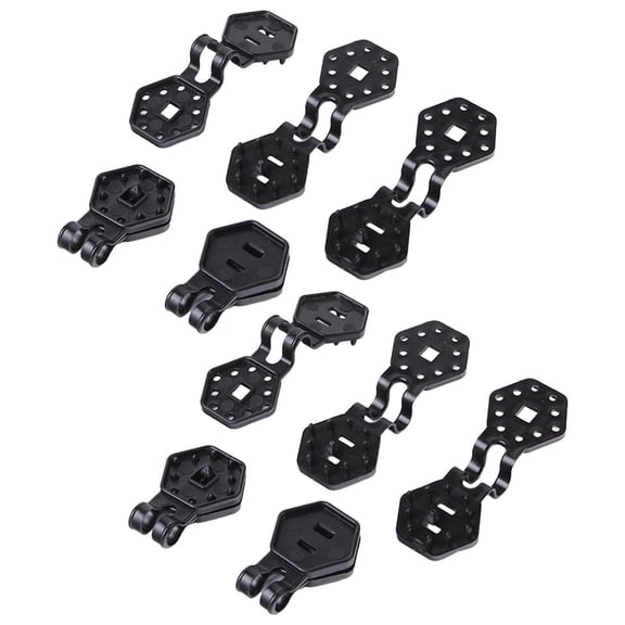 Garden Tarp Clips Heavy Duty, Shade Tarps for Outdoors, Shade Netting Clips Upgrade Windproof Fix Clamps, for Gardening,Greenhouse,Sun Shade Net, Anti Bird Netting Awning Tarp, 10 PC