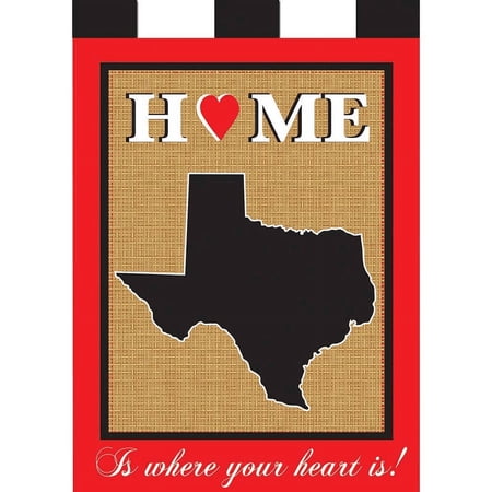 Garden, Texas Home black & red