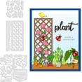 Garden Theme Cutting Dies Flower Carbon Steel Stencil Template