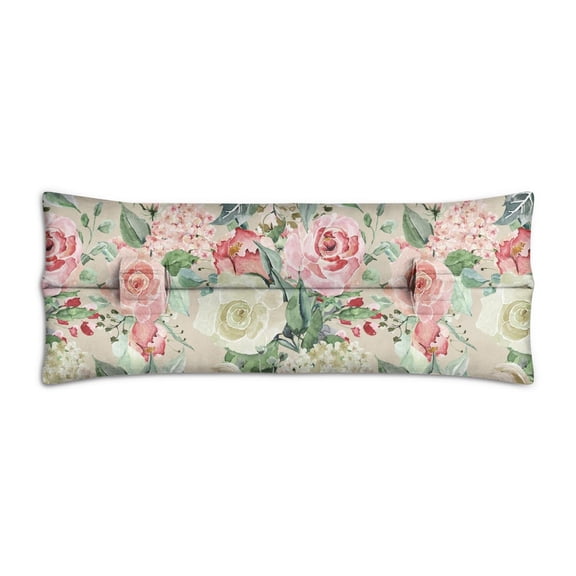 Garden-Themed Floral Pillow - Breathable Seatbelt Cushion for Hysterectomy Recovery