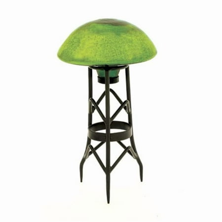 Garden Toad Stool - Fern Green Crackle