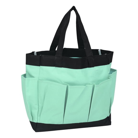 Garden Tool Bag 285mm x 130mm x 280mm Oxford with Pockets Light Green