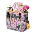 thumbnail image 1 of Garden Tool Bag,French Bulldog and Flower Garden Tool Organizer,Garden Gifts,Waterproof Multi-Pocket Garden Tool Storage 11.8x5.5x11.4 Inch(Tools NOT Included), 1 of 6