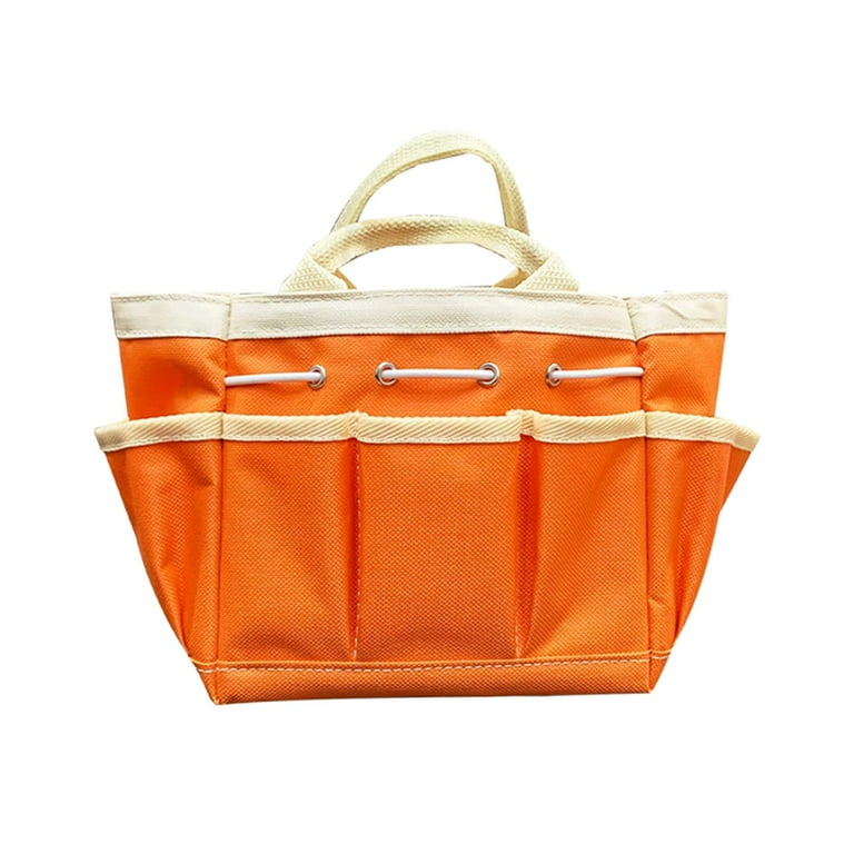 ★TOUT Y EST★ Garden Fur Mini Tote Bag ORNAGE K3443LBG94ORG Garden Tool Bag Garden Tote Bag Heavy Duty Storage Bag Large