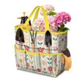 thumbnail image 1 of Garden Tool Bag,Pioneer Flower Floral Print Pattern Garden Tool Organizer,Garden Gifts,Waterproof Multi-Pocket Garden Tool Storage 11.8x5.5x11.4 Inch(Tools NOT Included), 1 of 6