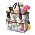 thumbnail image 1 of Garden Tool Bag,Pioneer Flower Floral Print Pattern Garden Tool Organizer,Garden Gifts,Waterproof Multi-Pocket Garden Tool Storage 11.8x5.5x11.4 Inch(Tools NOT Included), 1 of 6