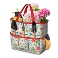 thumbnail image 1 of Garden Tool Bag,Pioneer Flower Floral Print Pattern Garden Tool Organizer,Garden Gifts,Waterproof Multi-Pocket Garden Tool Storage 11.8x5.5x11.4 Inch(Tools NOT Included), 1 of 6