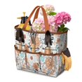 thumbnail image 1 of Garden Tool Bag,Pioneer Flower Floral Print Pattern Garden Tool Organizer,Garden Gifts,Waterproof Multi-Pocket Garden Tool Storage 11.8x5.5x11.4 Inch(Tools NOT Included), 1 of 6