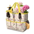 thumbnail image 1 of Garden Tool Bag,Pioneer Flower Floral Print Pattern Garden Tool Organizer,Garden Gifts,Waterproof Multi-Pocket Garden Tool Storage 11.8x5.5x11.4 Inch(Tools NOT Included), 1 of 6