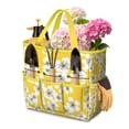 thumbnail image 1 of Garden Tool Bag,Pioneer Flower Floral Print Pattern Garden Tool Organizer,Garden Gifts,Waterproof Multi-Pocket Garden Tool Storage 11.8x5.5x11.4 Inch(Tools NOT Included), 1 of 6