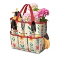 thumbnail image 1 of Garden Tool Bag,Pioneer Flower Floral Print Pattern Garden Tool Organizer,Garden Gifts,Waterproof Multi-Pocket Garden Tool Storage 11.8x5.5x11.4 Inch(Tools NOT Included), 1 of 6