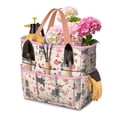 thumbnail image 1 of Garden Tool Bag,Schnauzer Dog and Flower Floral Garden Tool Organizer,Garden Gifts,Waterproof Multi-Pocket Garden Tool Storage 11.8x5.5x11.4 Inch(Tools NOT Included), 1 of 6